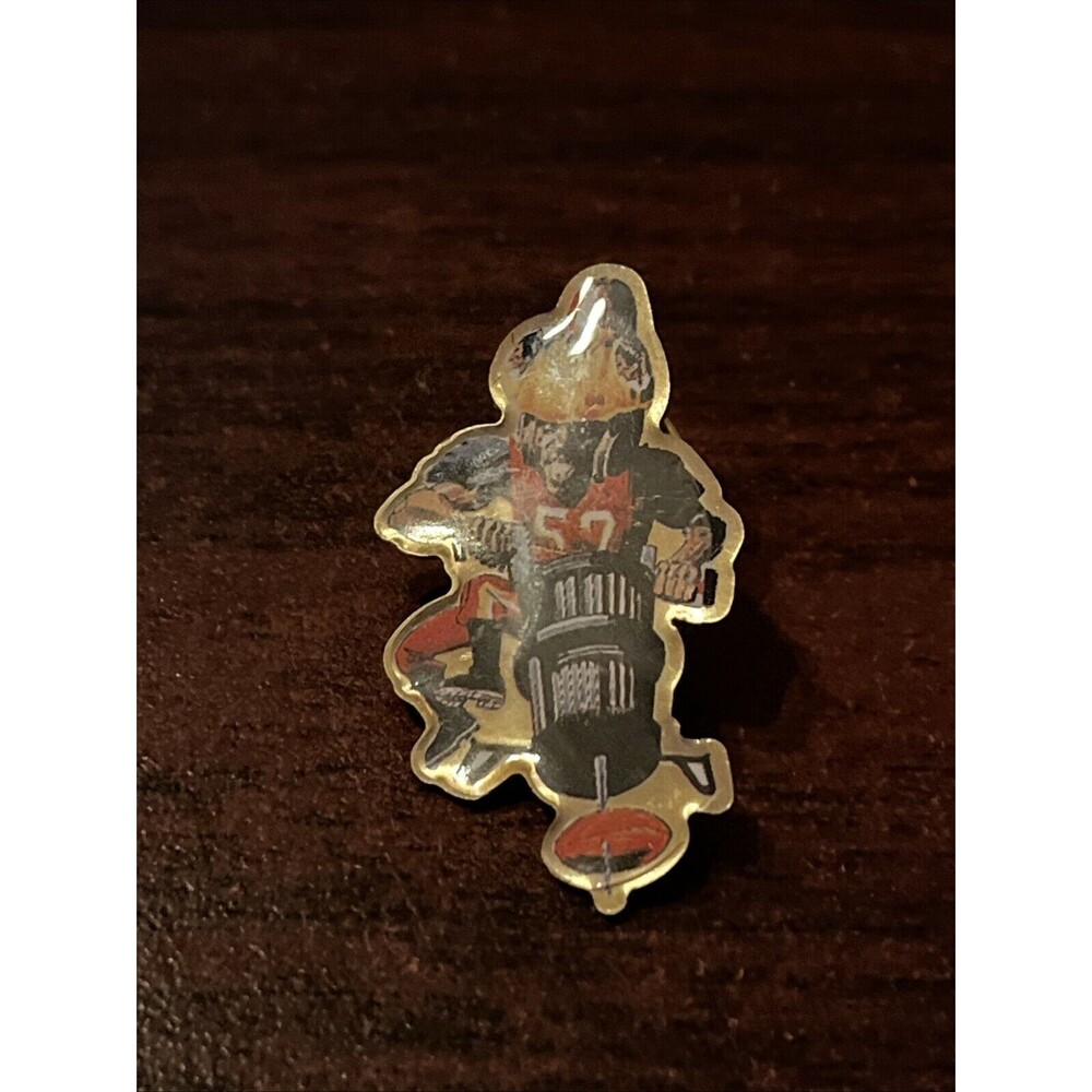 Vintage Coca-Cola NFL Monsters Of The Gridiron Ken “Jackhammer” Harvey Pin
